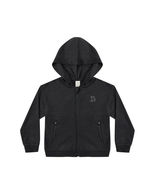 Tech Hoodie | Heathered Black