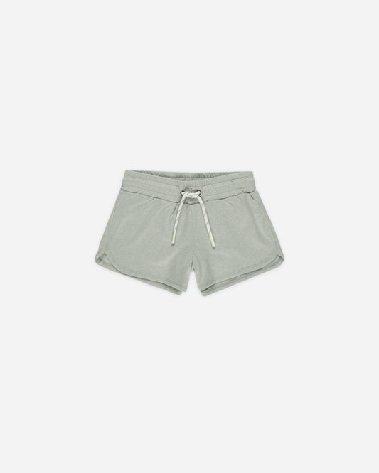Speed Short || Heathered Seafoam