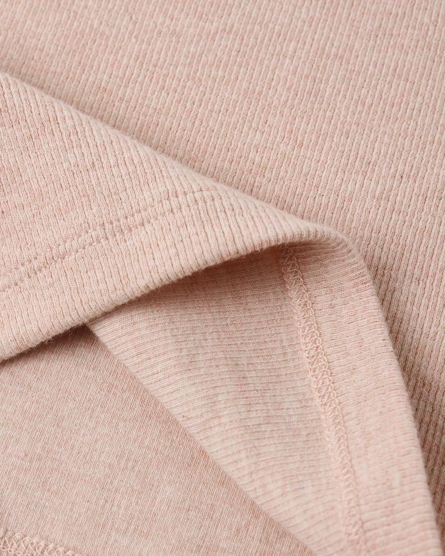 Ribbed Tank Set || Shell, Heathered Blush