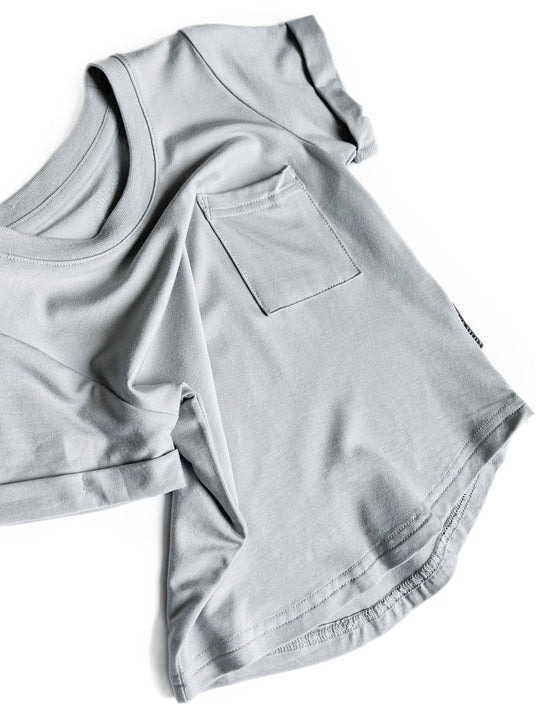 Bamboo Pocket Tee | Frost