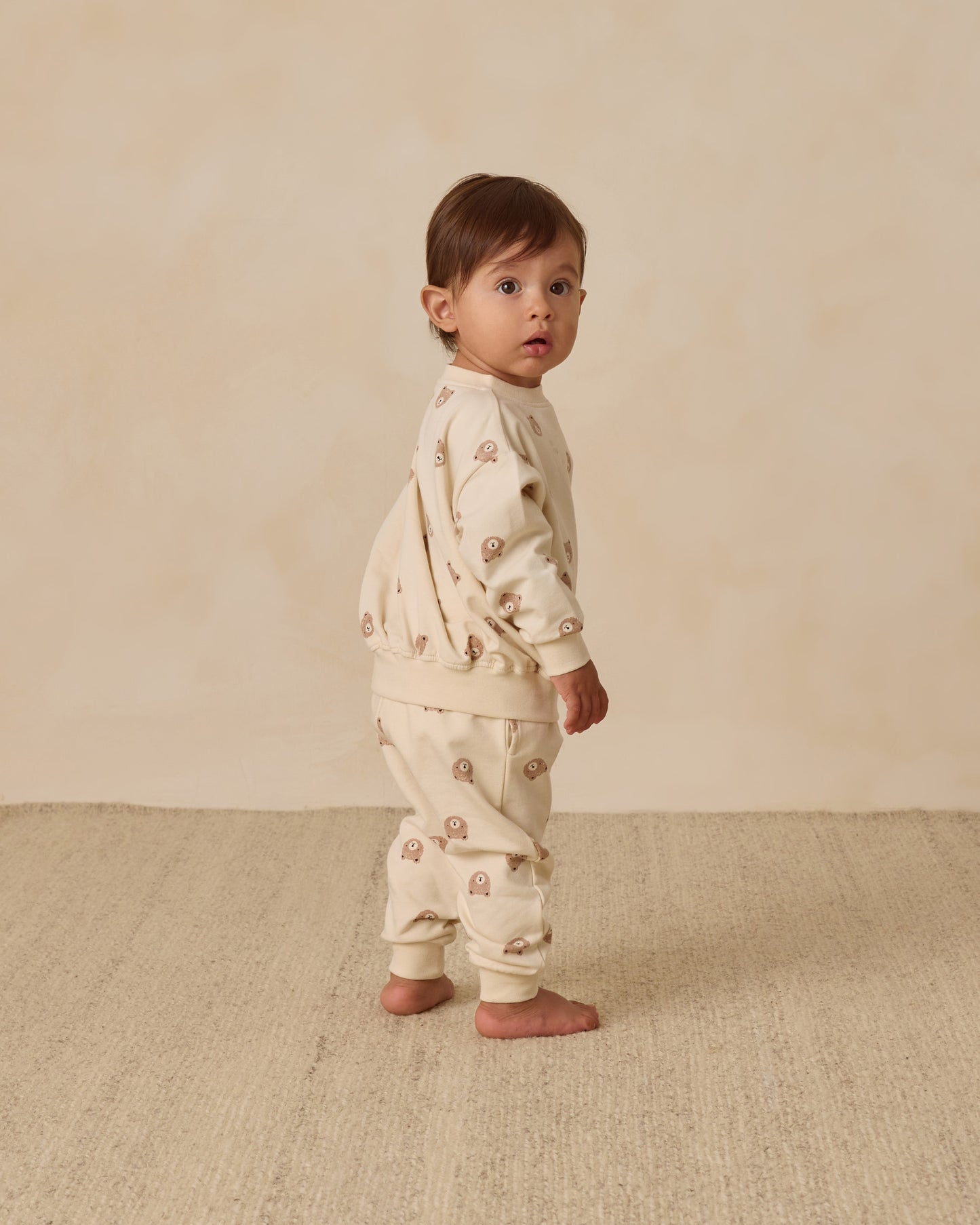 Relaxed Sweatshirt || Brown Bear