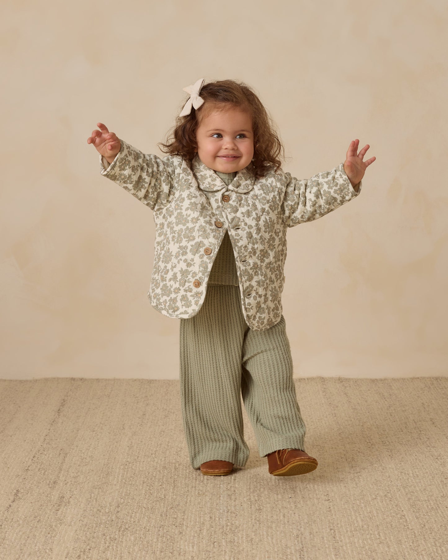 Ruffle Cozy Set || Fern