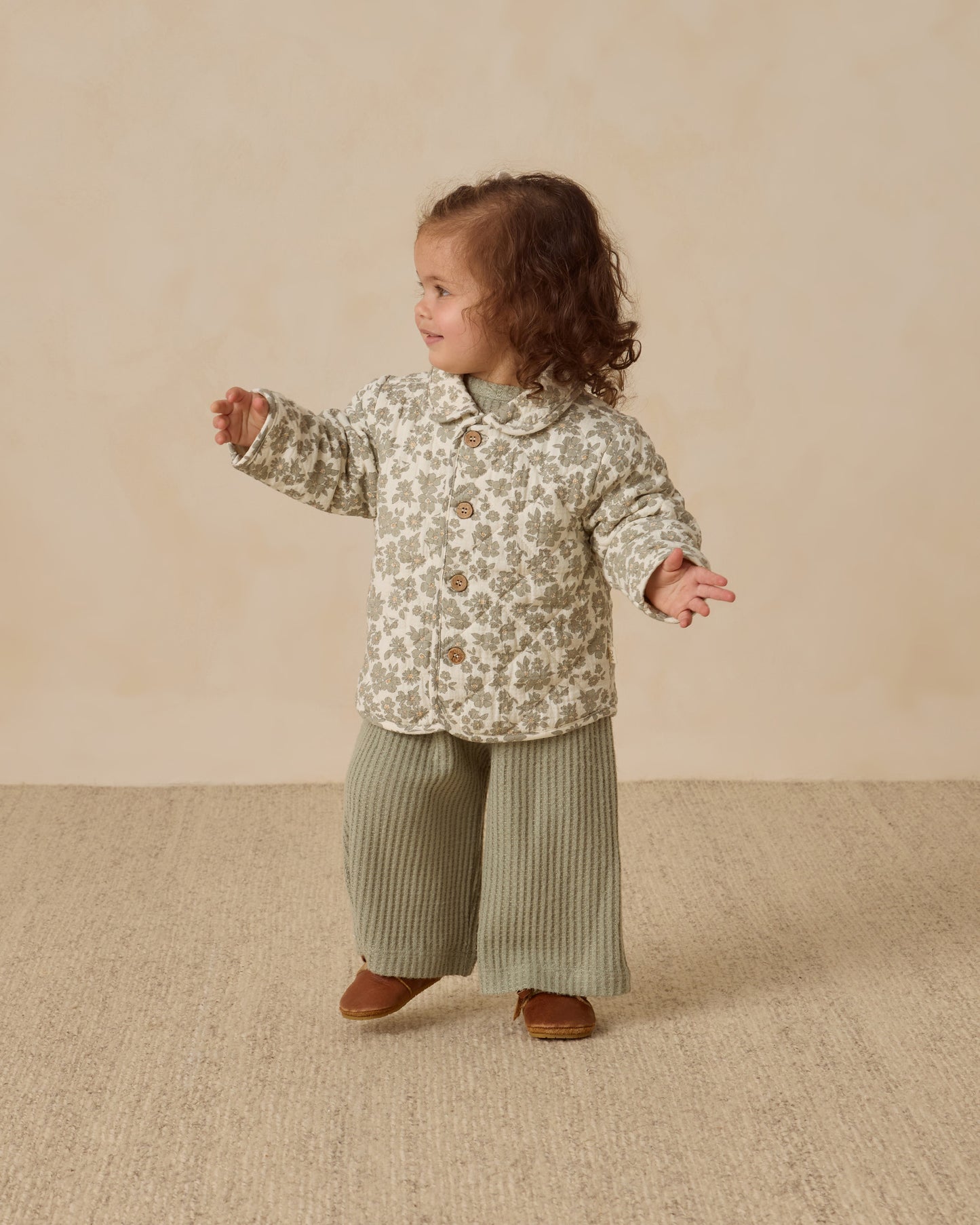 Ruffle Cozy Set || Fern
