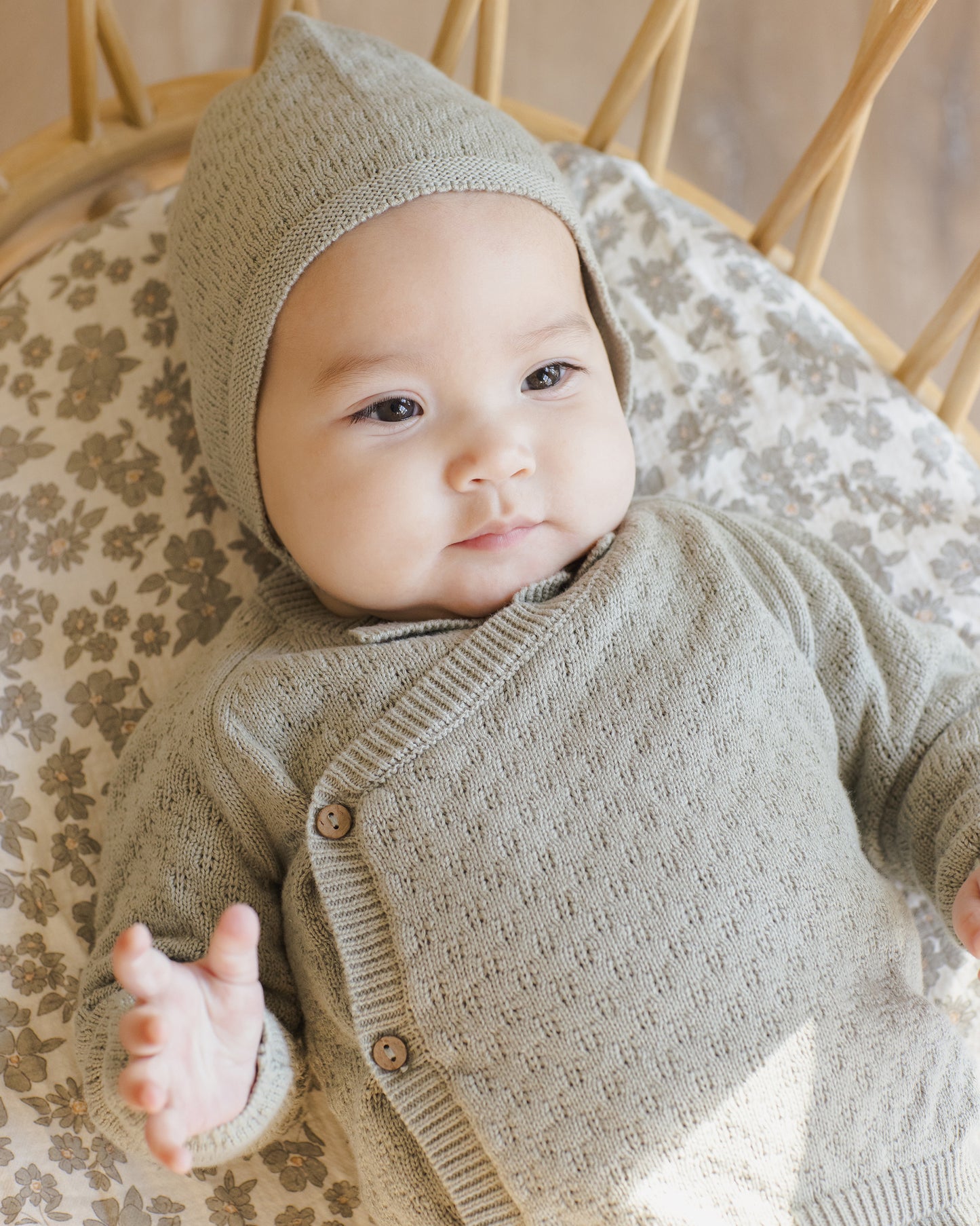 Knit Wrap Top + Pant Set || Steel Blue