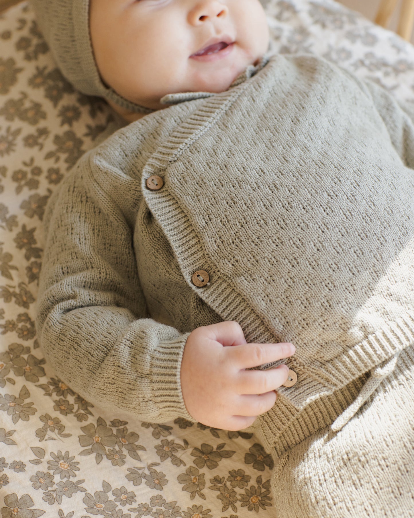 Knit Wrap Top + Pant Set || Steel Blue