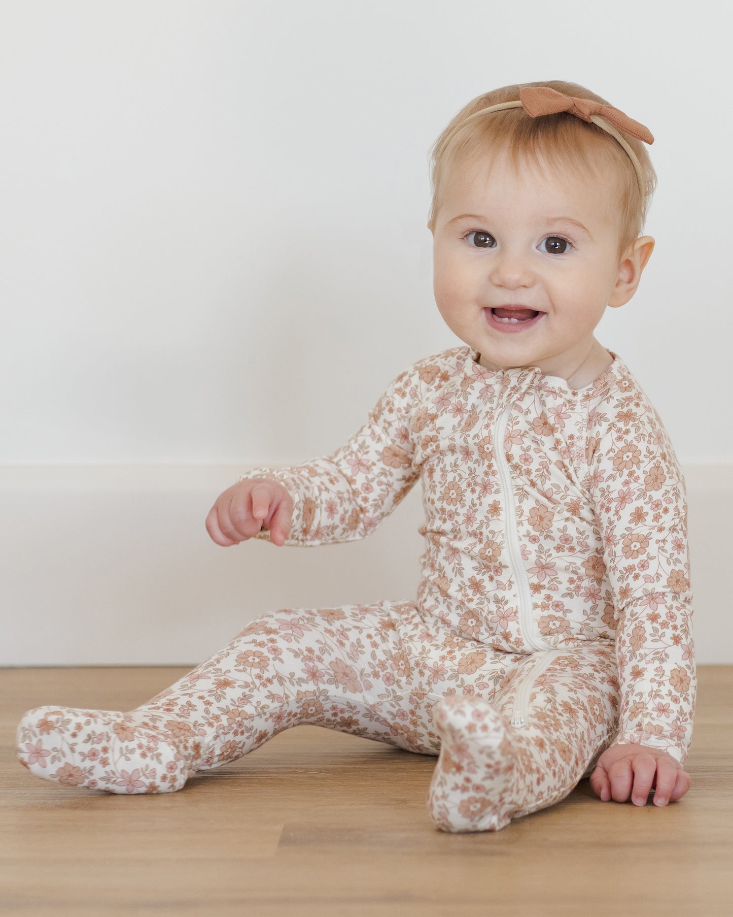 Bamboo Zip Footie || Bloom