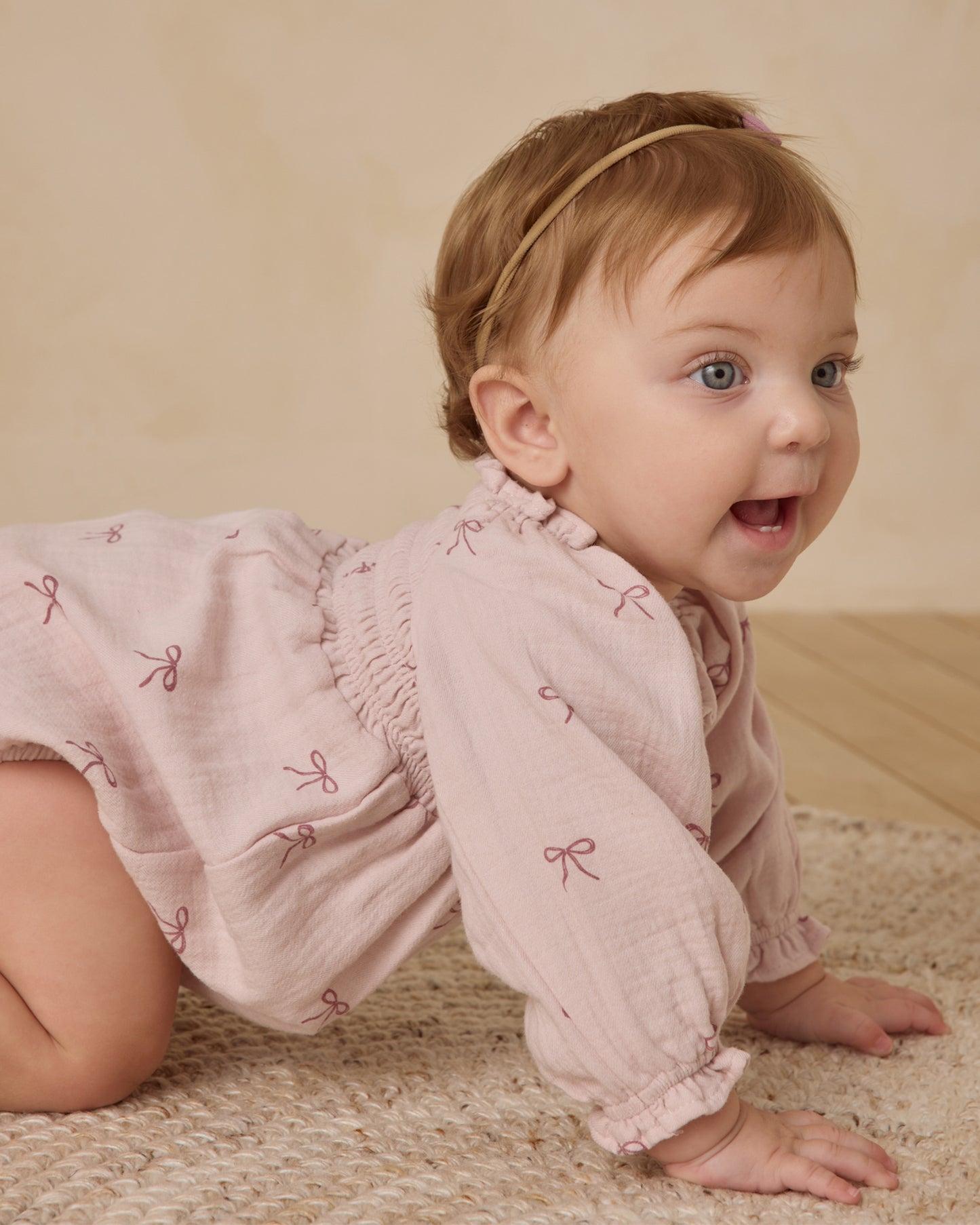 Eden Romper || Bows