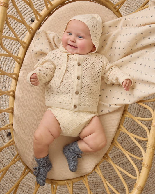 Knit Booties || Ocean