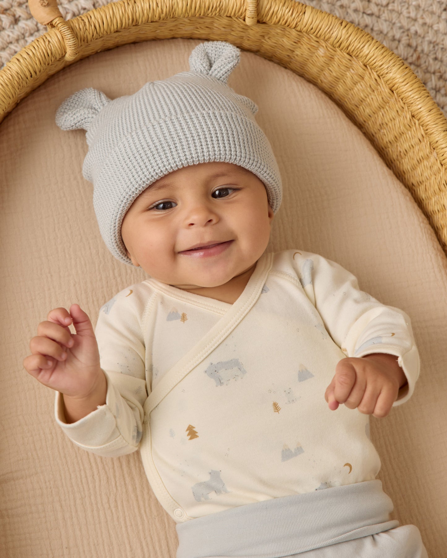 Side Snap Bodysuit + Pant Set || Polar Bears