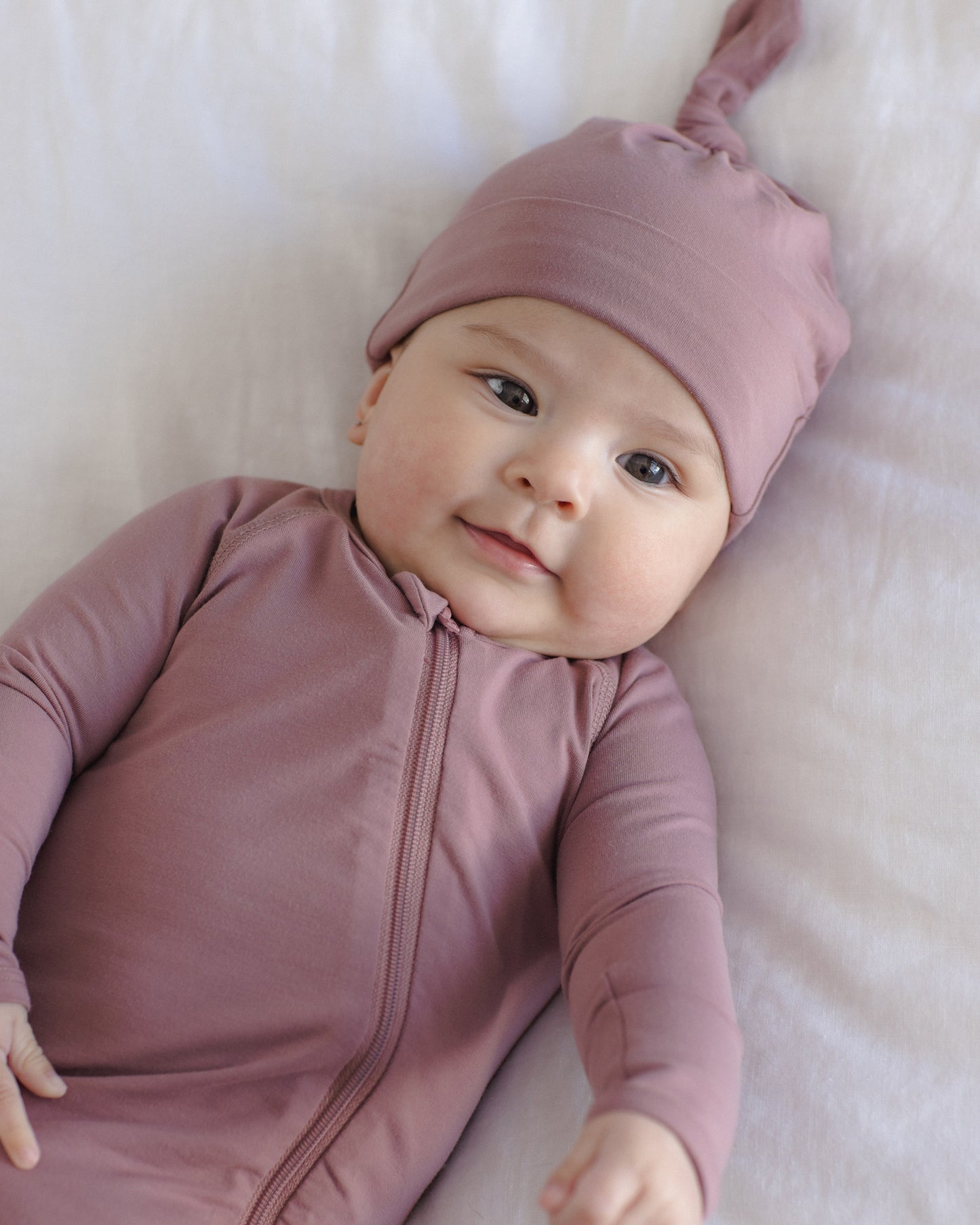 Bamboo Zip Footie Sleeper || Mulberry
