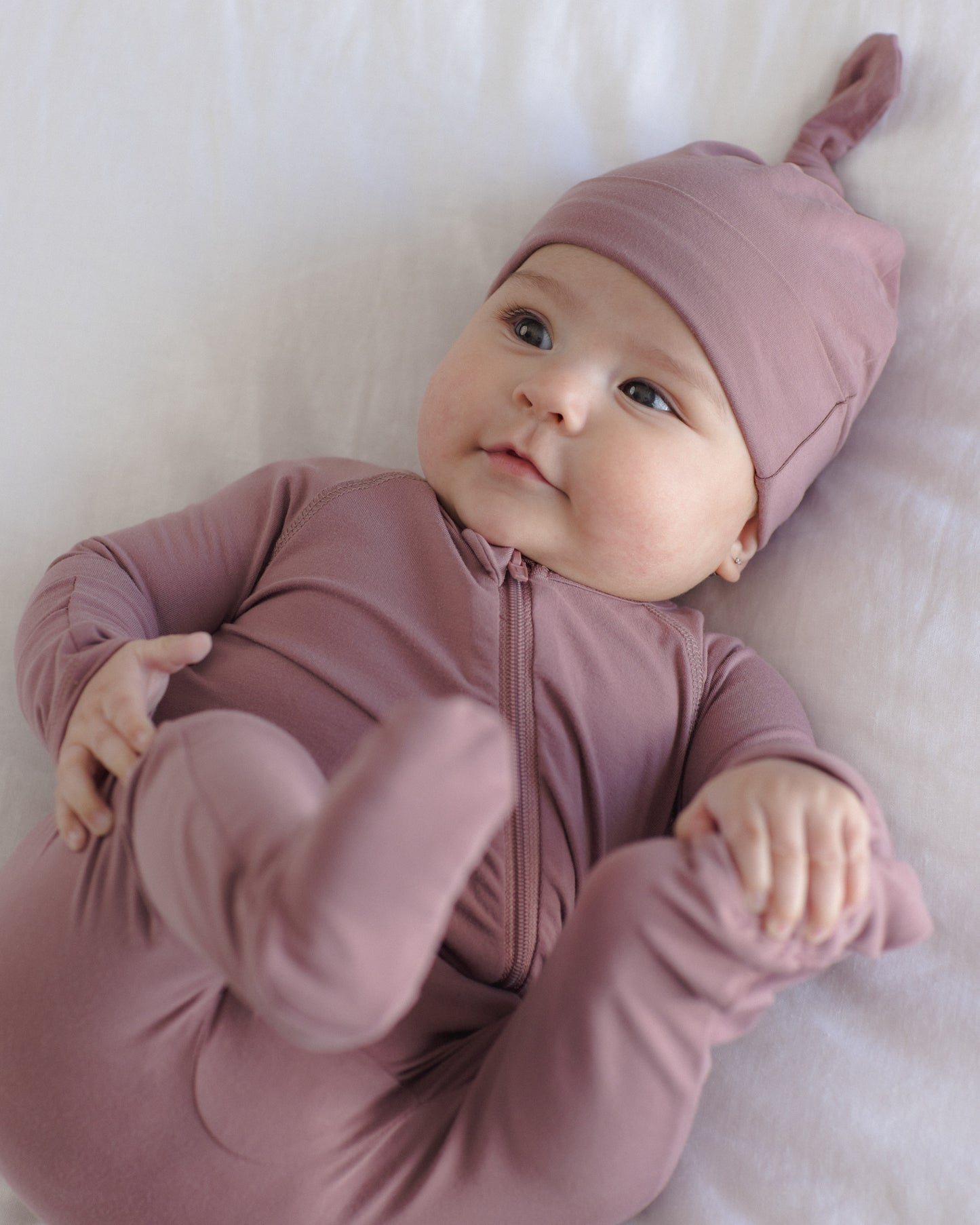 Bamboo Zip Footie Sleeper || Mulberry
