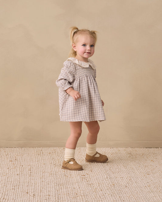 Callie Dress || Blue Gingham