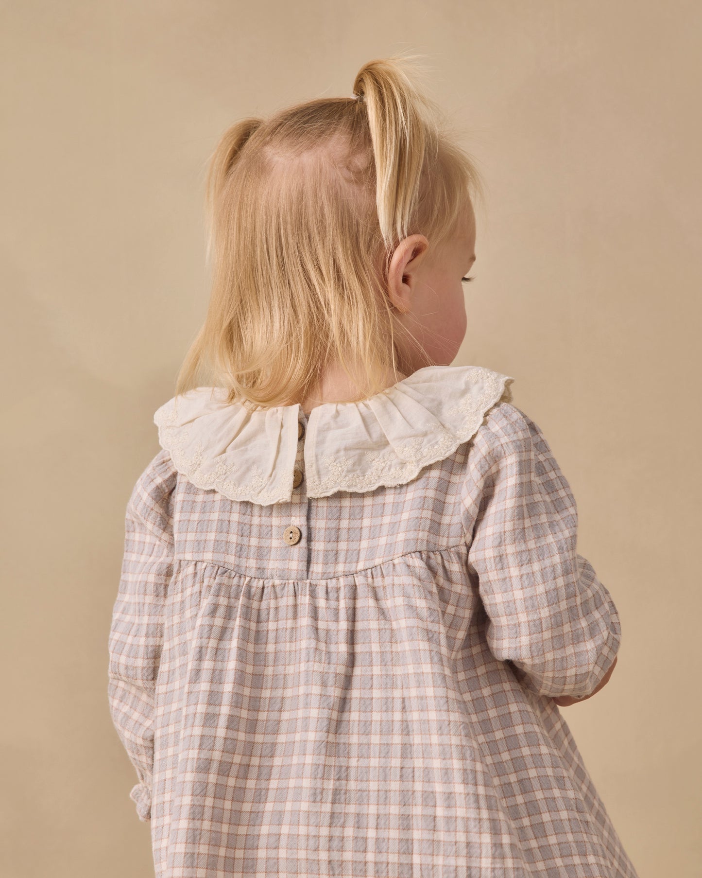 Callie Dress || Blue Gingham