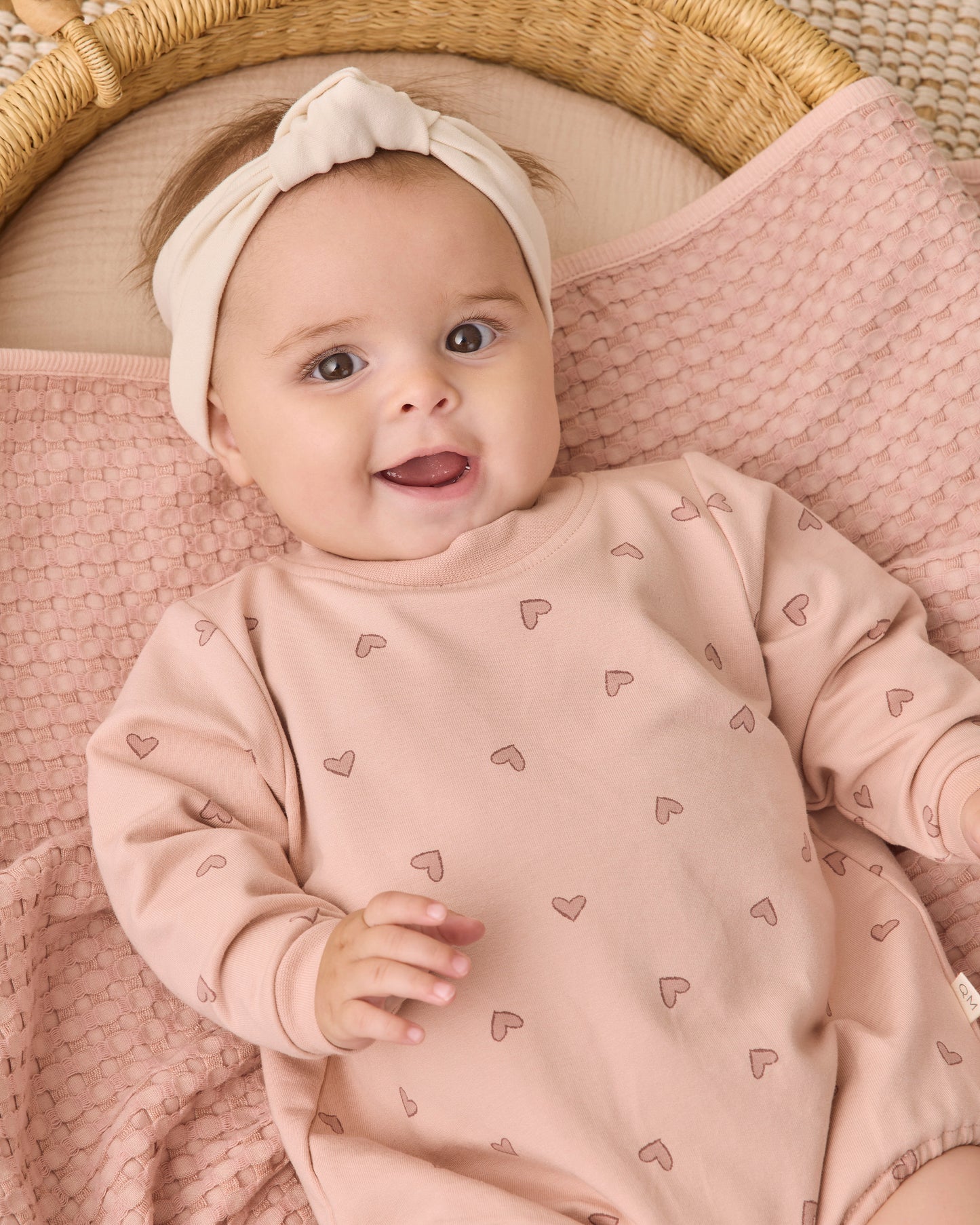 Crewneck Bubble Romper || Hearts