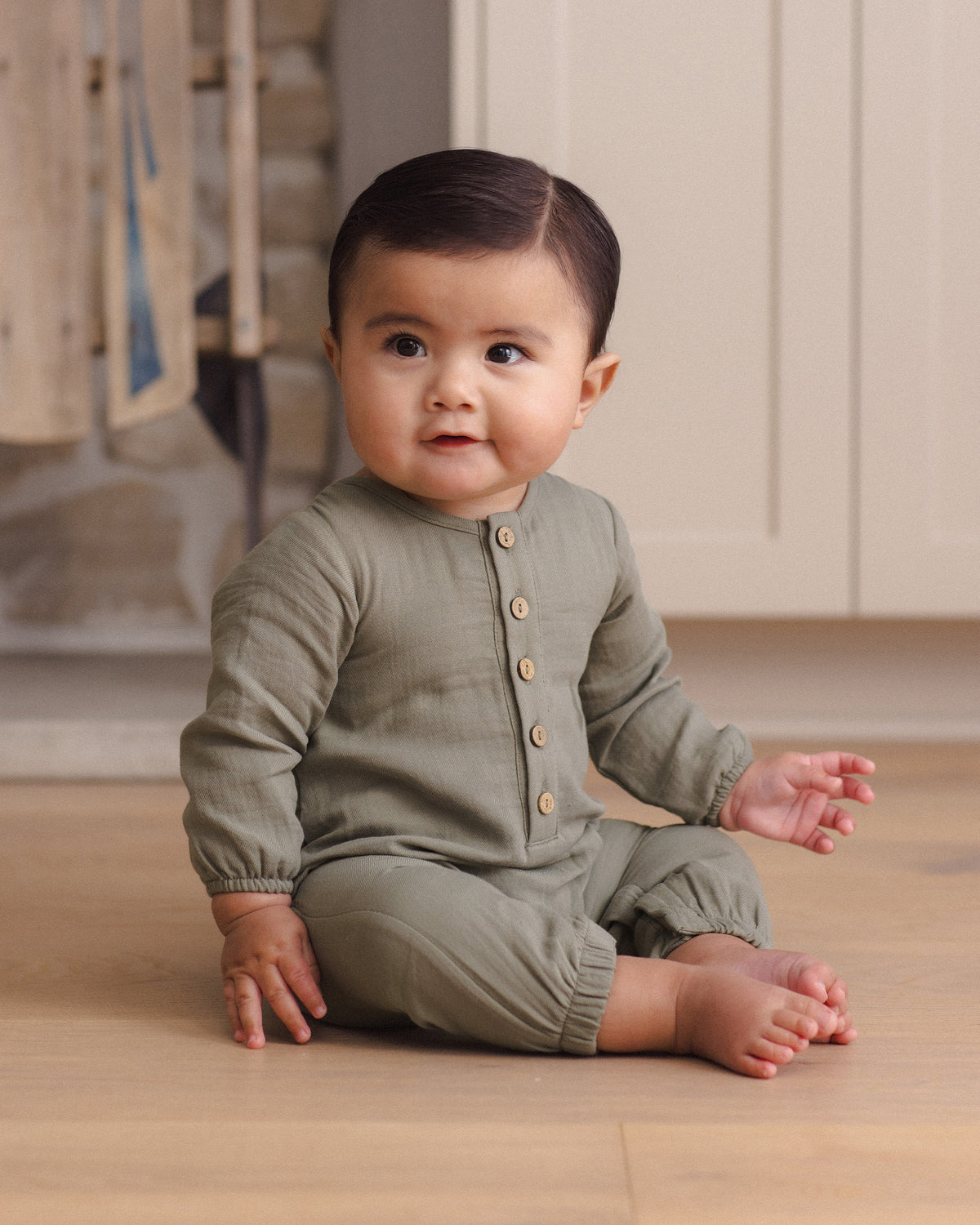 Woven Jumpsuit | Spruce