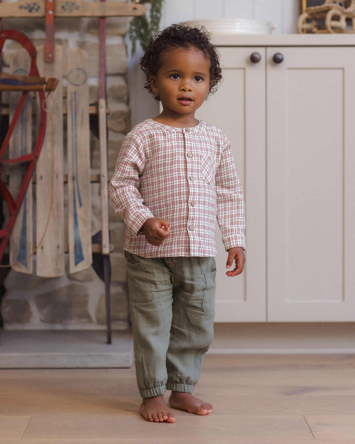 Milo Shirt | Christmas Plaid
