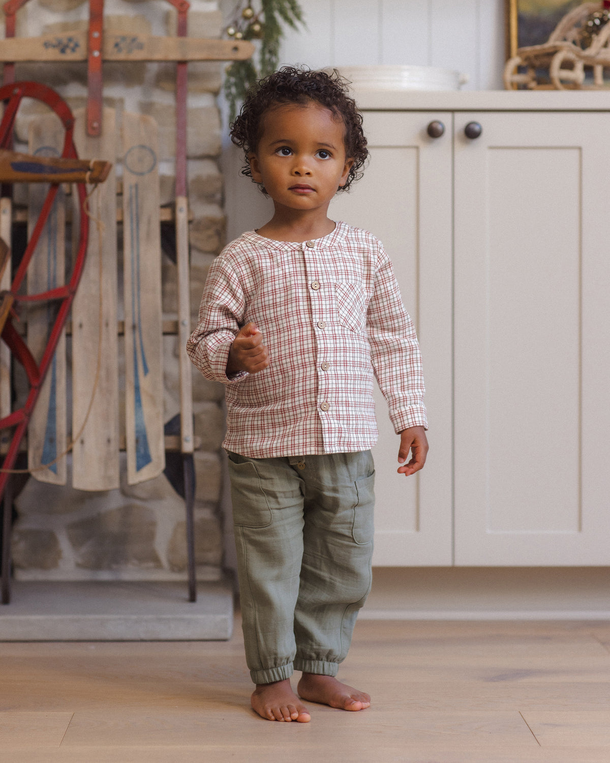 Milo Shirt | Christmas Plaid