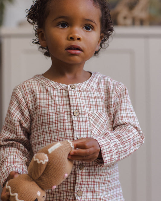 Milo Shirt | Christmas Plaid