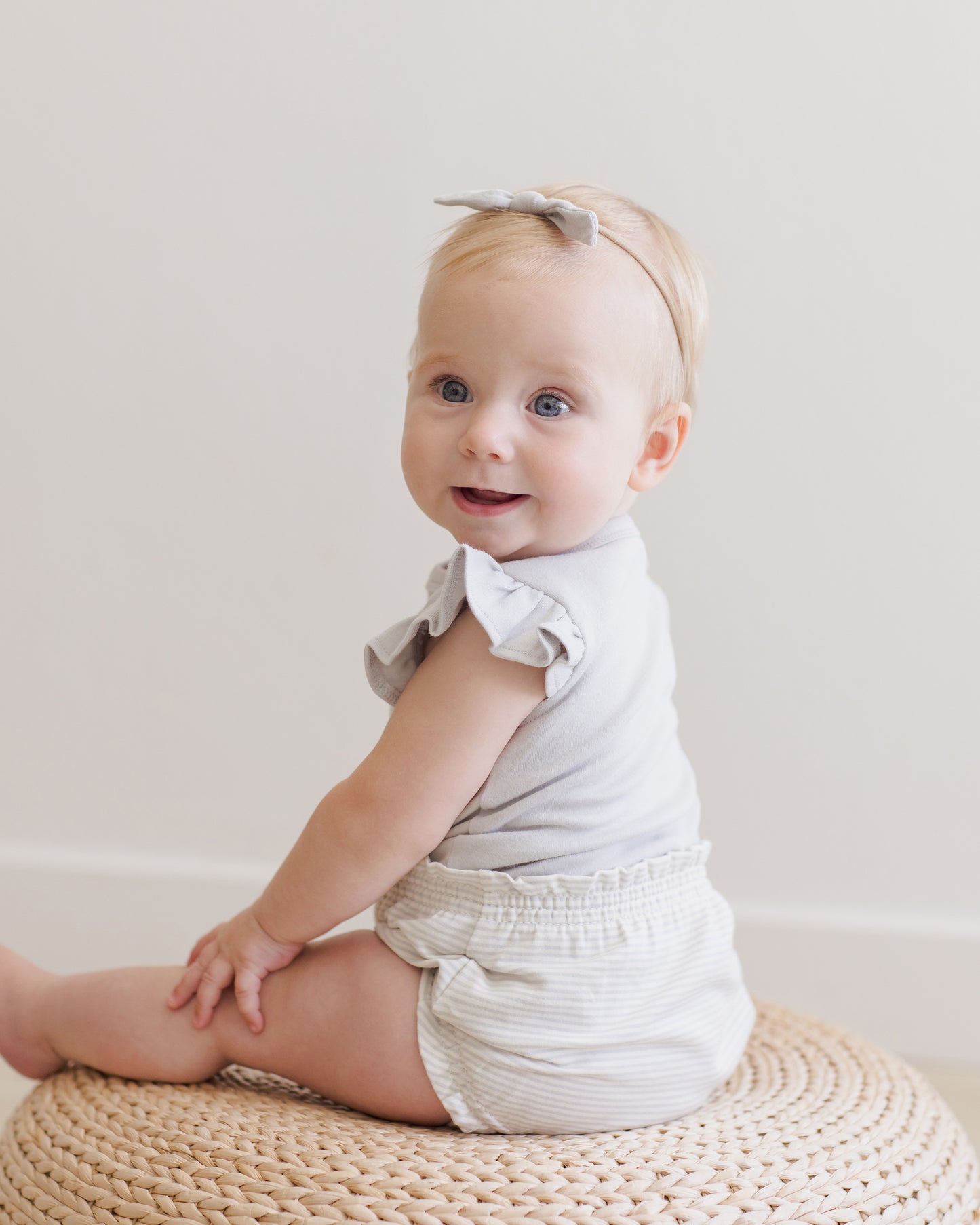 Flutter Sleeve Bodysuit || Sky