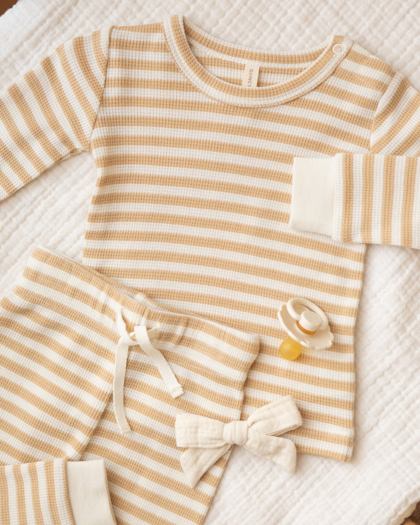 Bow W. Clip, Set Of 3 || Natural, Mauve, Sage