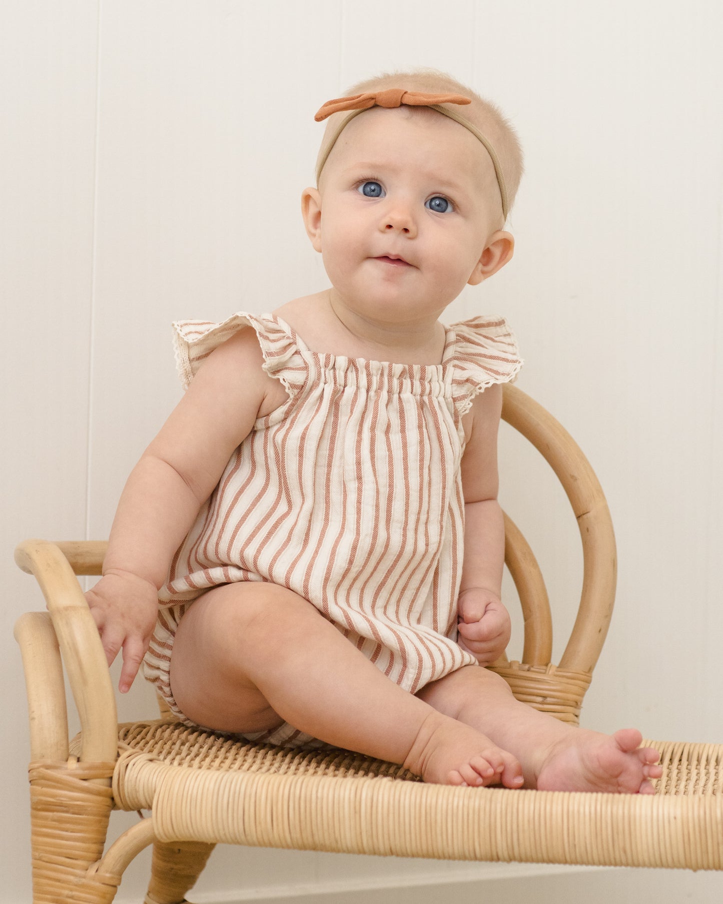 Bonnie Romper || Vintage Stripe