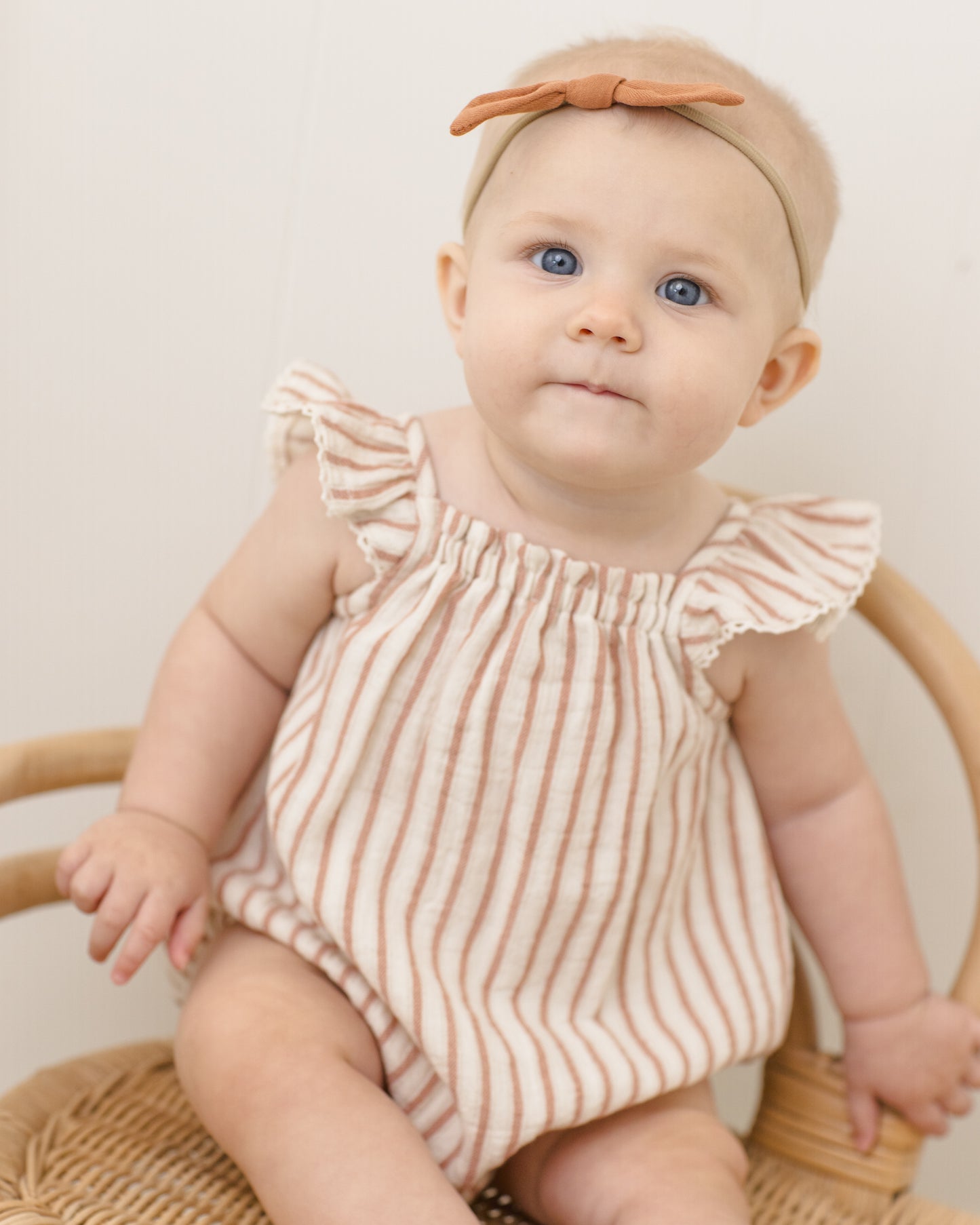 Bonnie Romper || Vintage Stripe