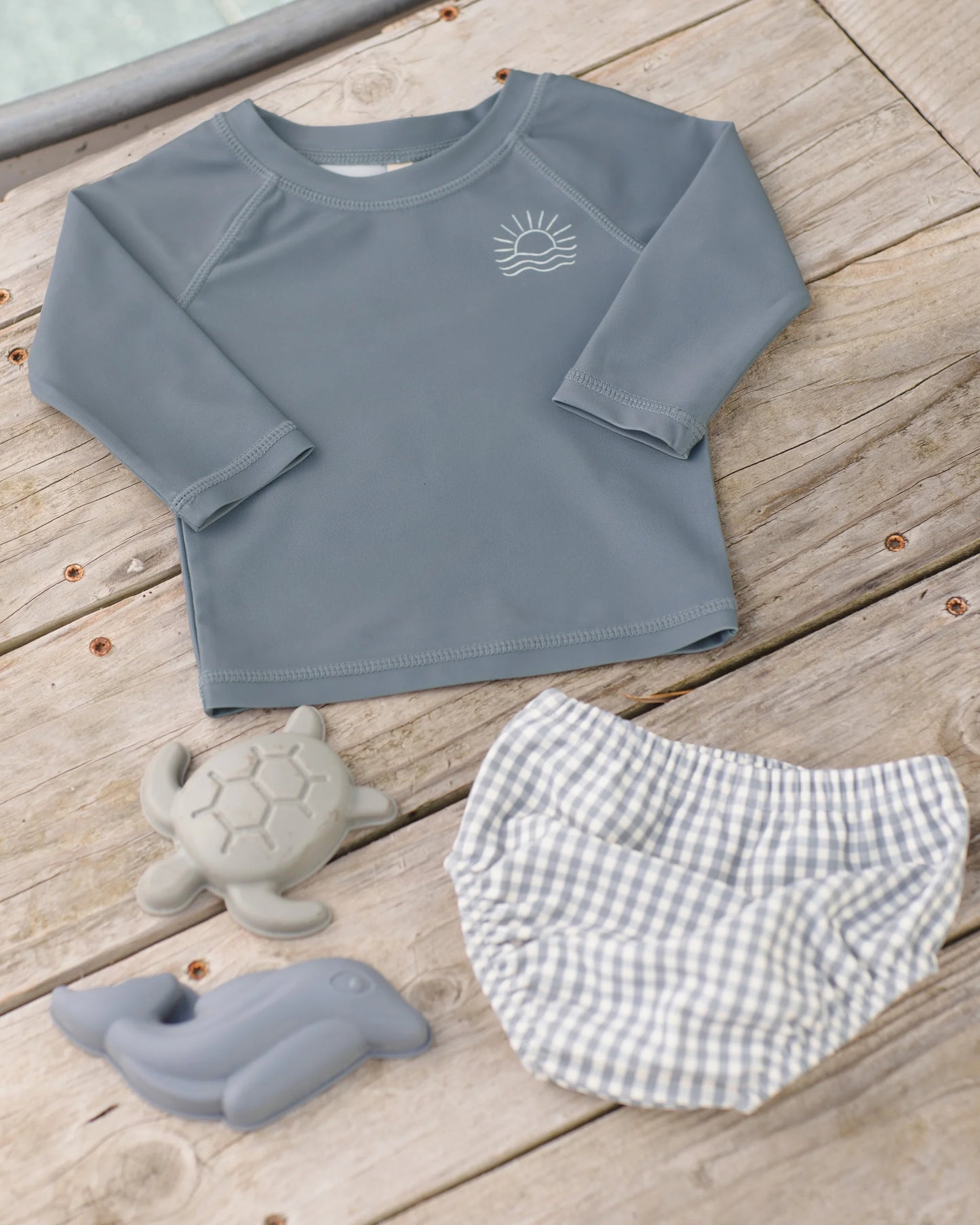 Swim Diaper || Ocean Gingham