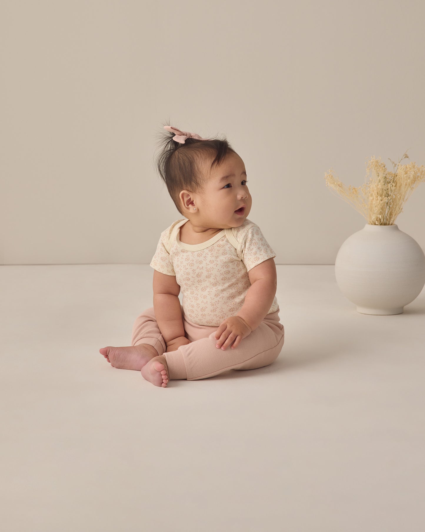 Bow W. Clip, Set Of 3 || Sky, Blush, Poppy