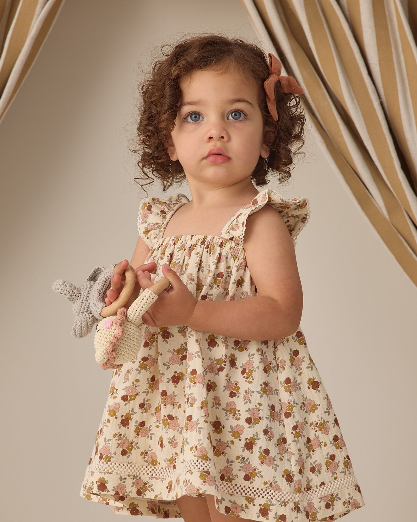 Bow W. Clip, Set Of 3 || Sky, Blush, Poppy