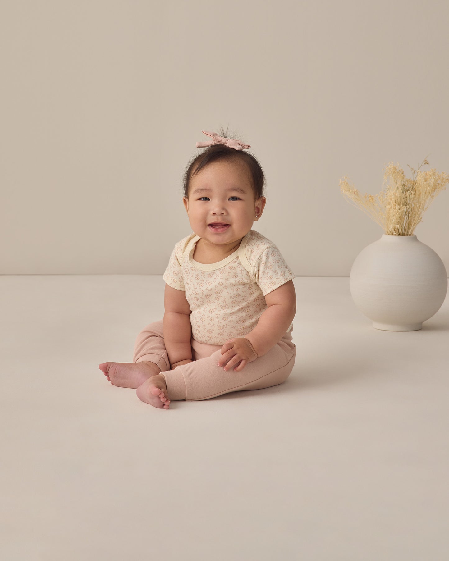 Bow W. Clip, Set Of 3 || Sky, Blush, Poppy