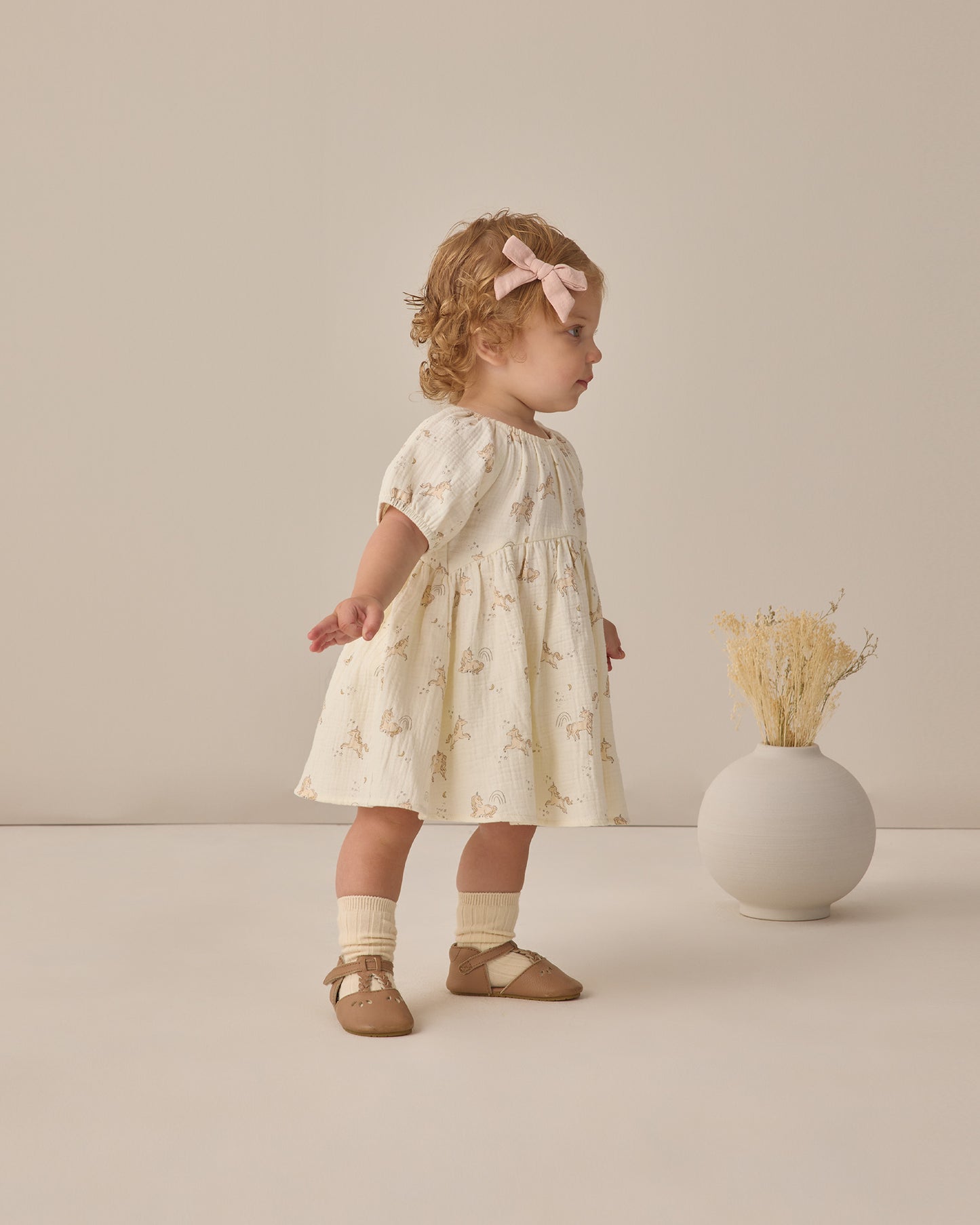 Bow W. Clip, Set Of 3 || Sky, Blush, Poppy
