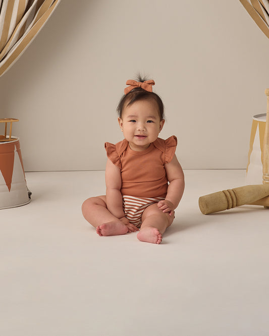 Flutter Sleeve Bodysuit || Poppy