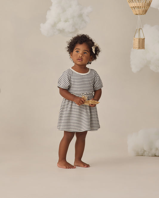 Annie Dress || Ocean Stripe