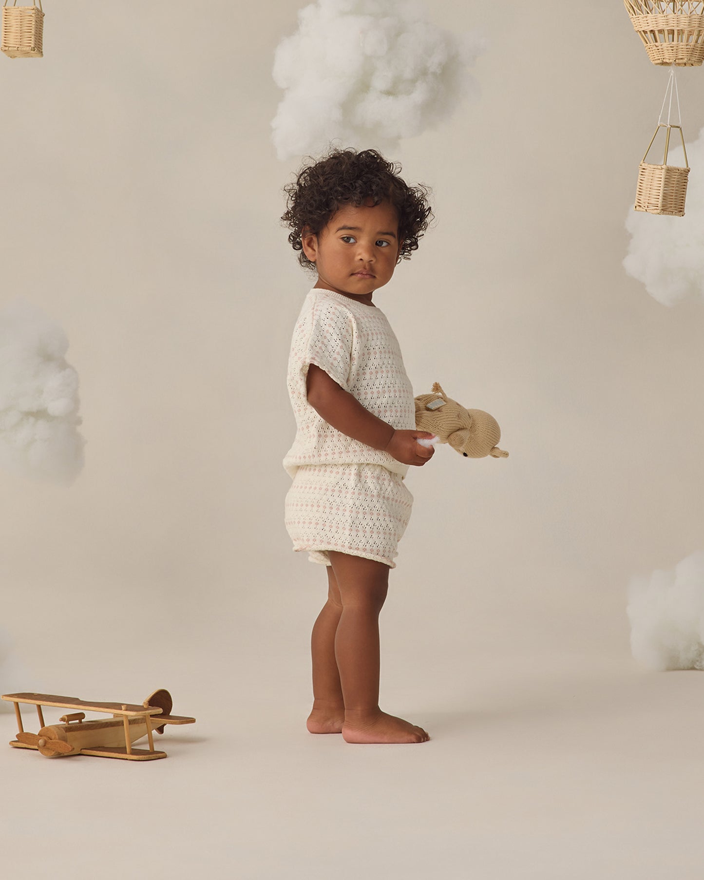 Relaxed Summer Knit Set || Ivory