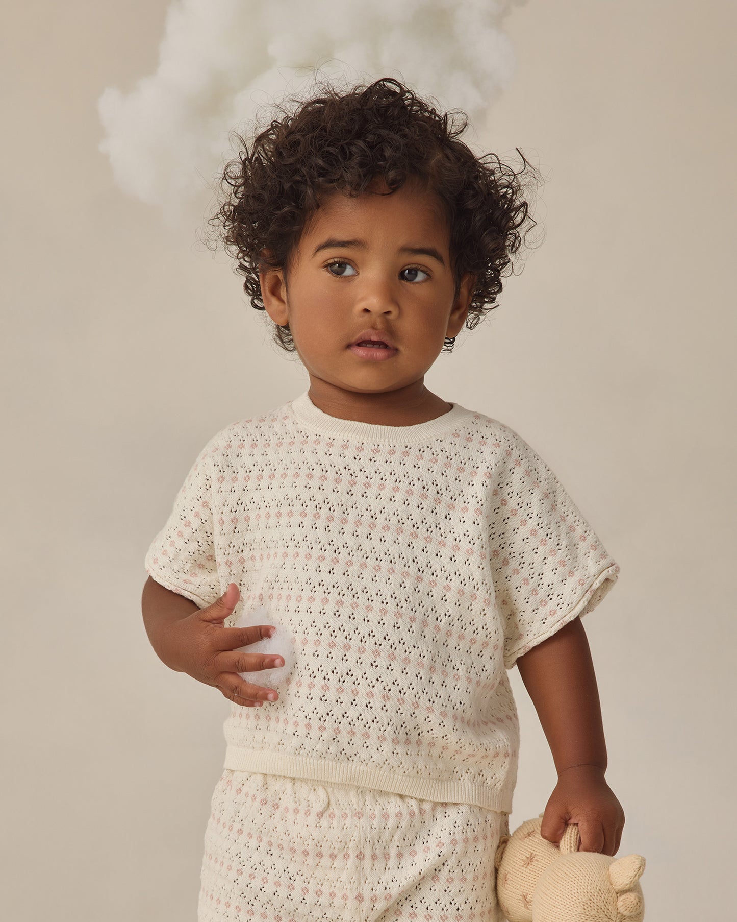 Relaxed Summer Knit Set || Ivory