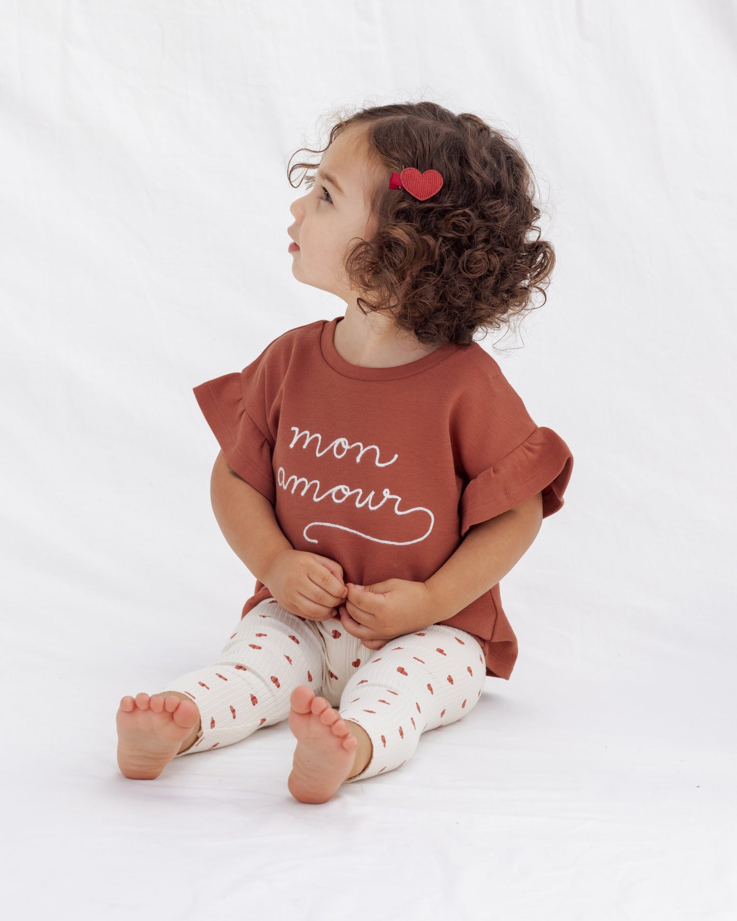 Heart Clip Set | Red, Pink