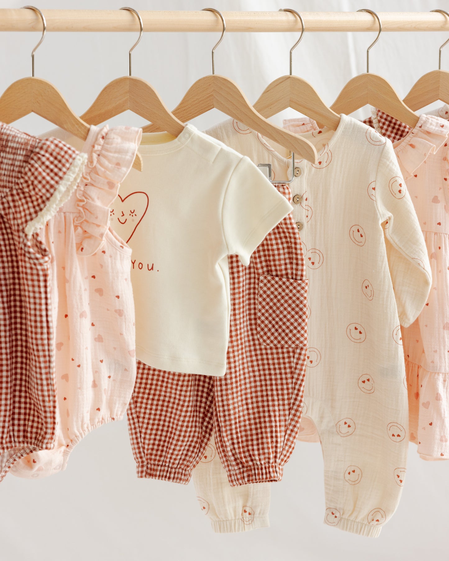 Maya Romper | Heart Confetti