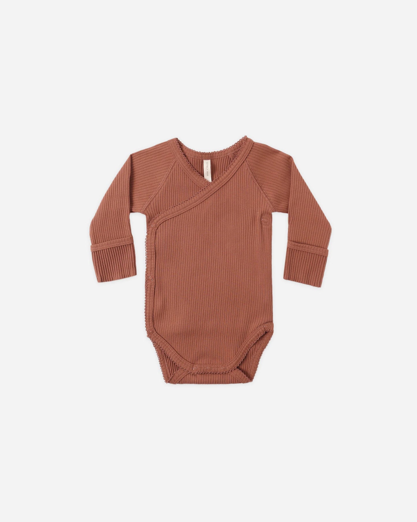 Side Snap Bodysuit || Red