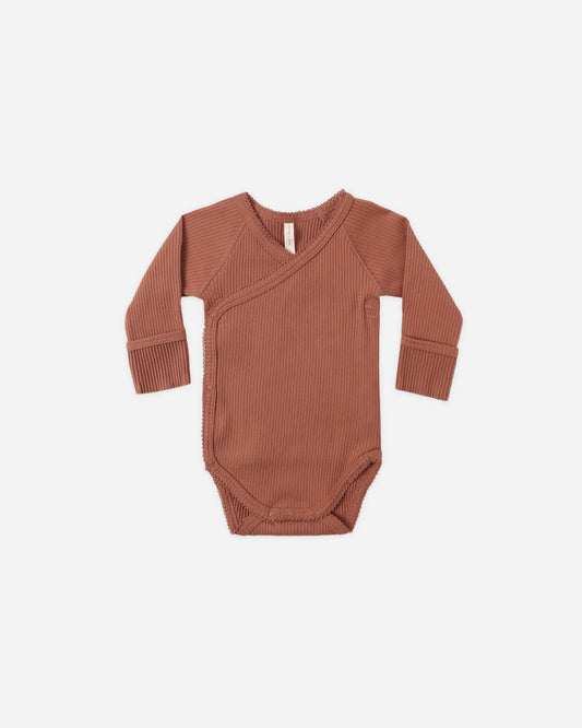 Side Snap Bodysuit || Red