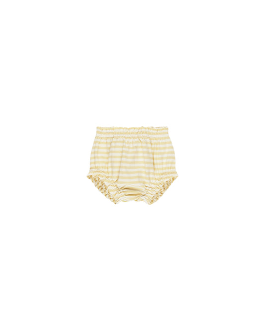 Gathered Bloomer || Yellow Stripe