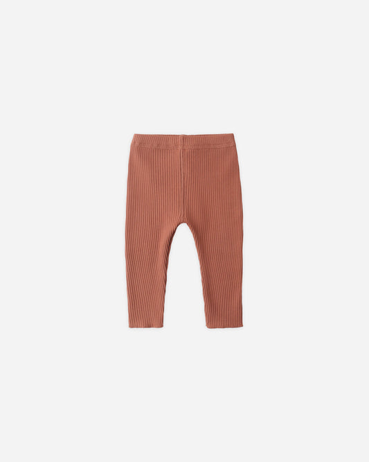 Ribbed Legging | Red