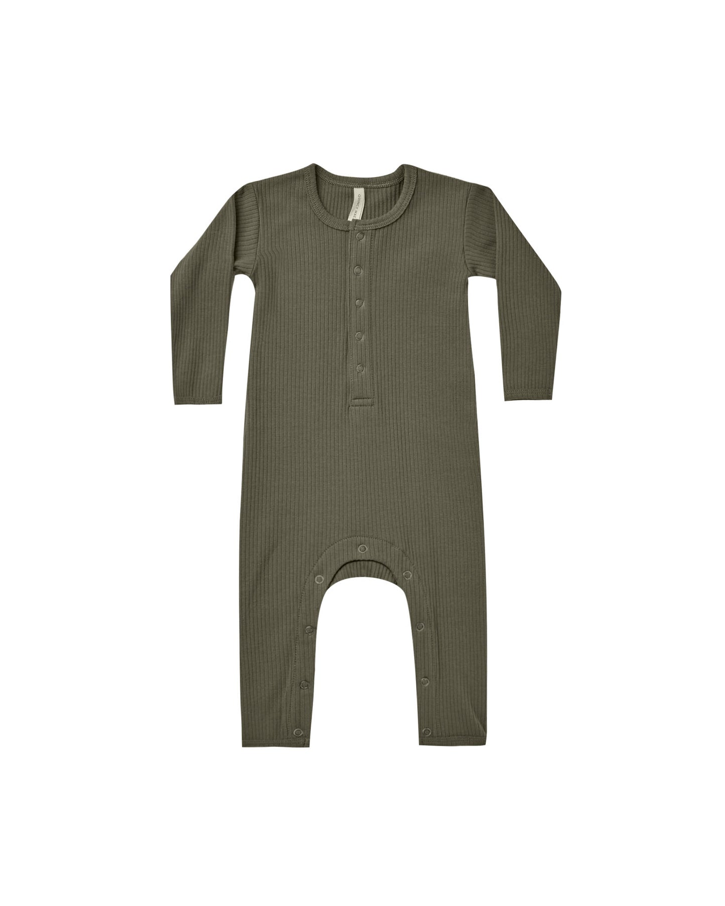 Ribbed Baby Jumpsuit | Forest