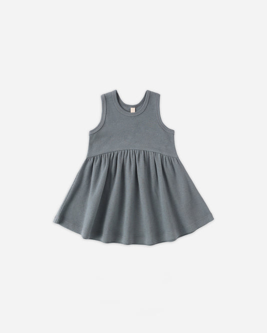 Ribbed Tank Dress || Ocean