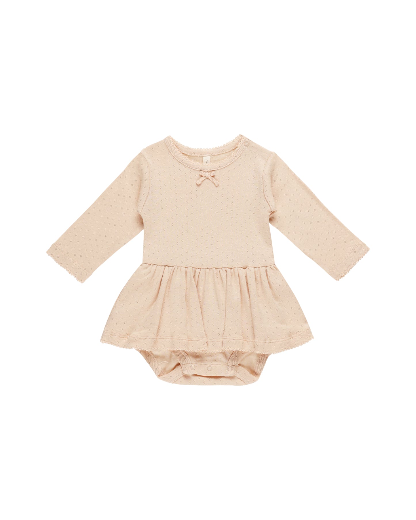 Pointelle Skirted Bodysuit | Shell