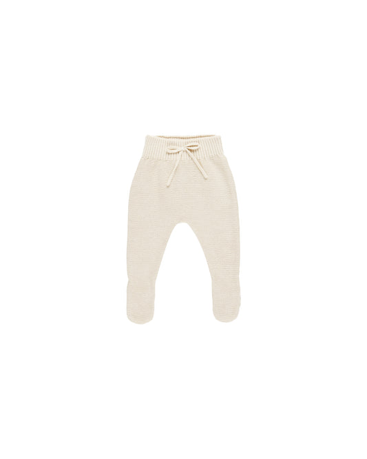 Footed Knit Pant | Natural