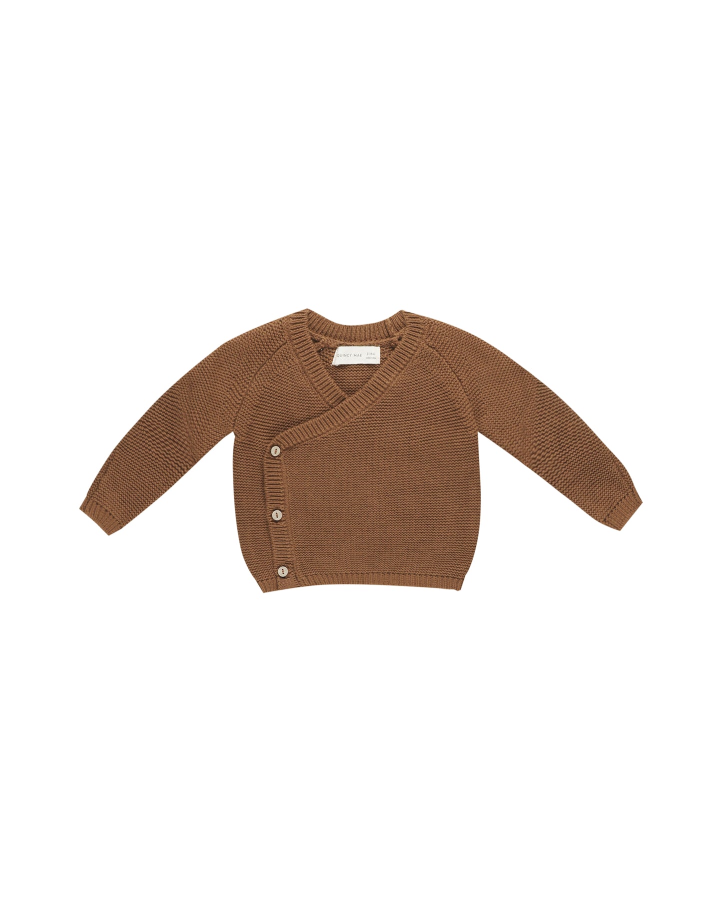 Knit Wrap Top | Cinnamon