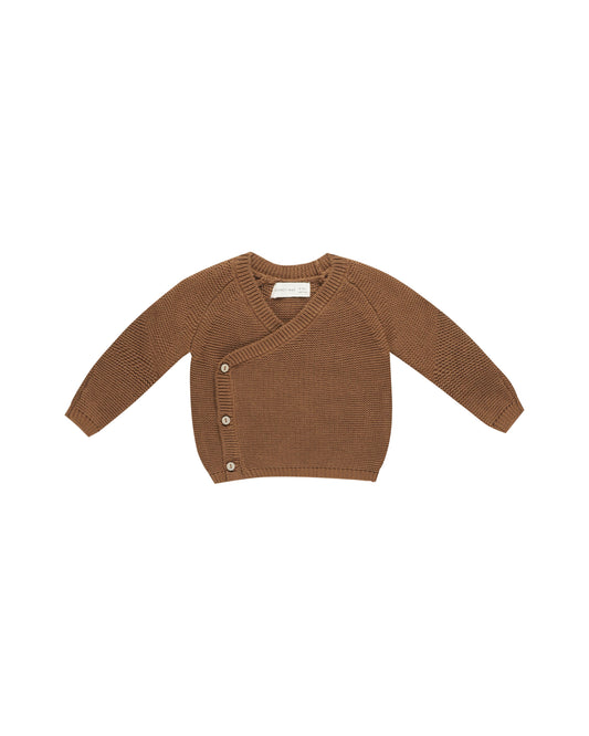 Knit Wrap Top | Cinnamon