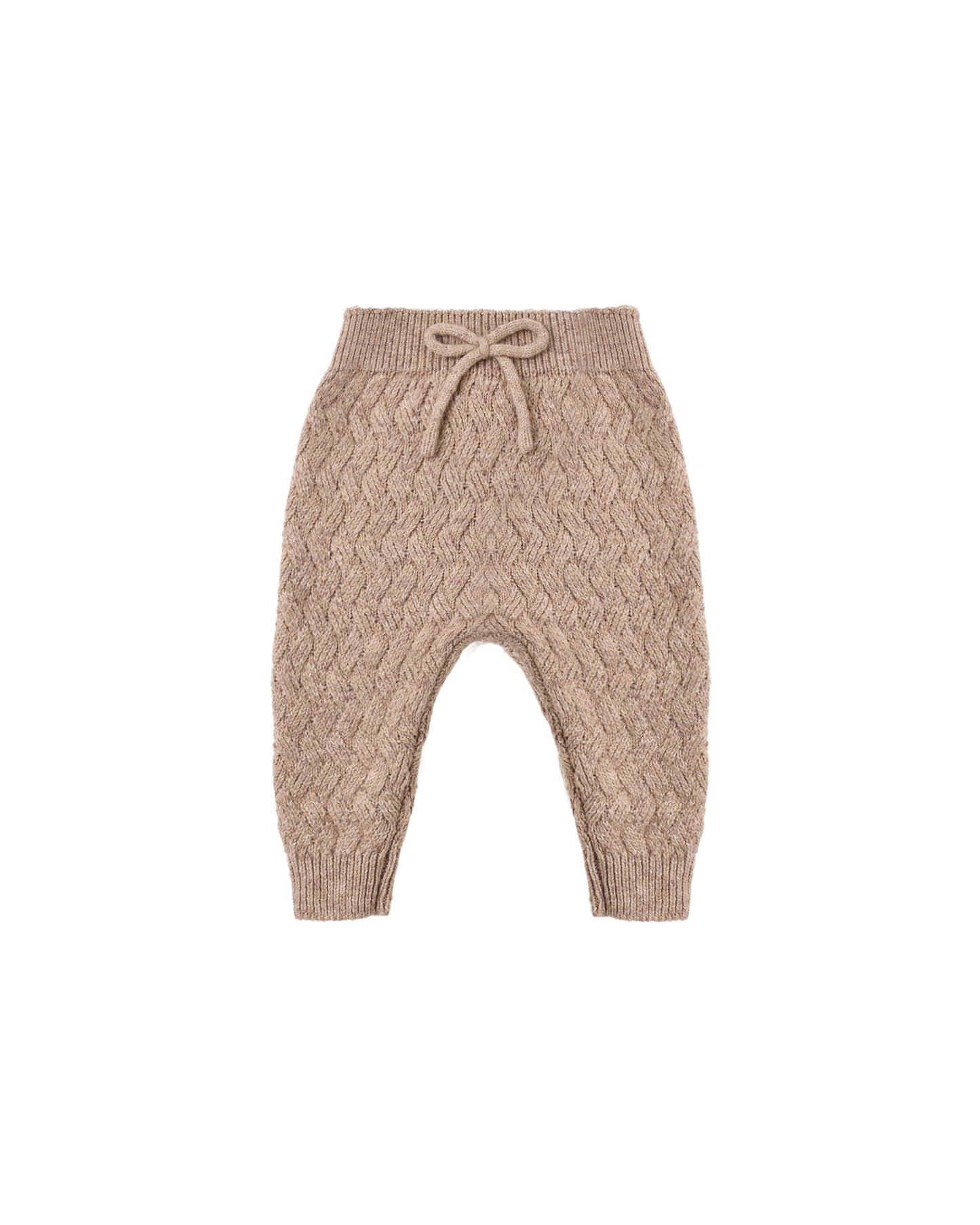 Knit Pant || Heathered Almond