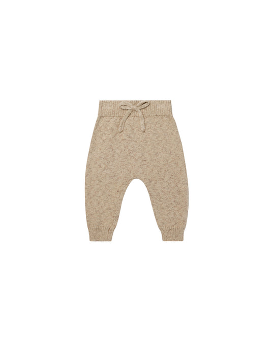 Speckled Knit Pant | Latte