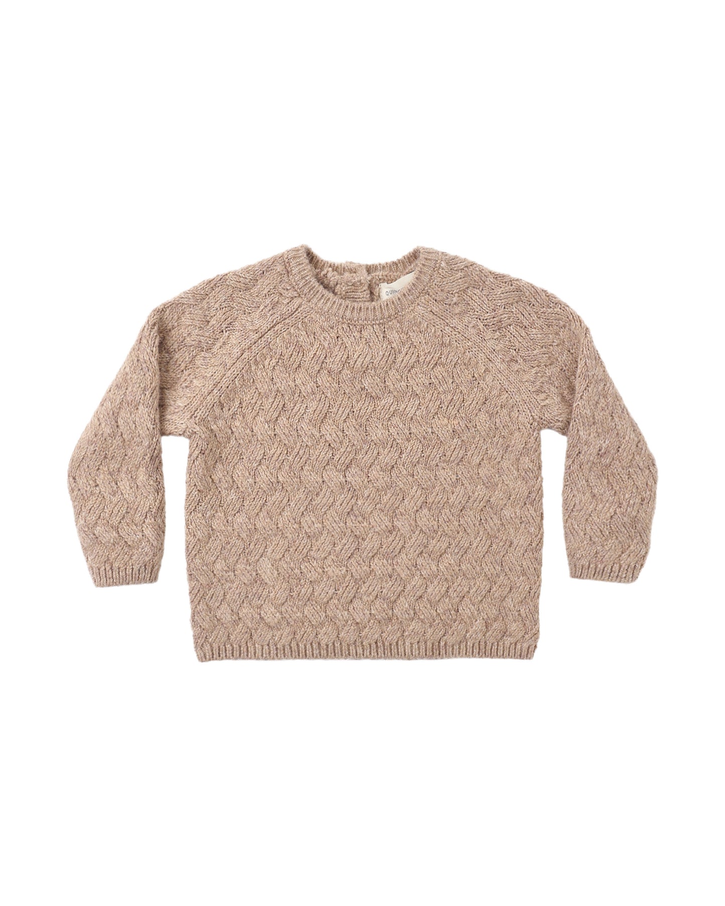 Knit Sweater || Heathered Almond